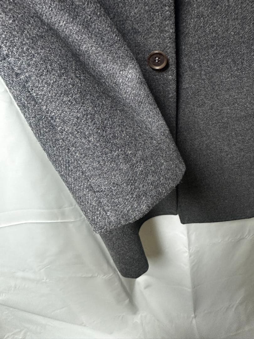 Gabo 44 ウールフランネル ダブルフェイスシングル3Bチェスターコート