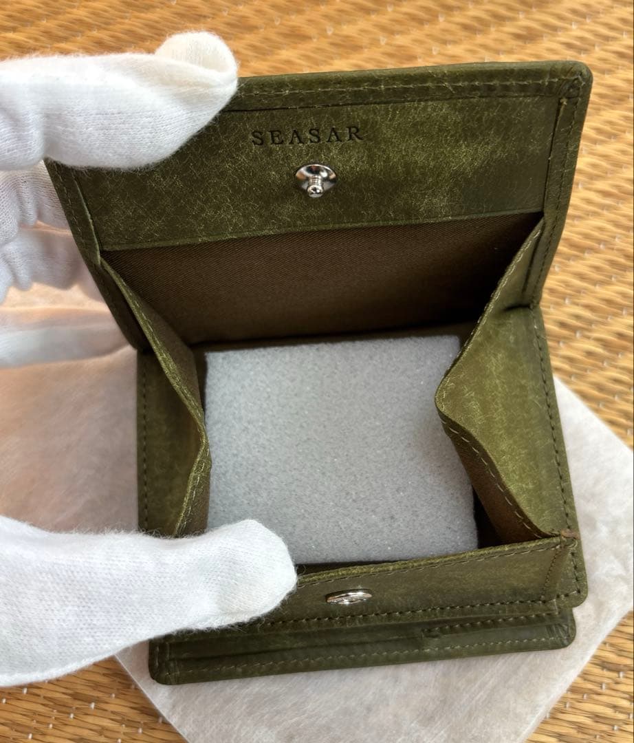 SEASAR Integral インテグラル 二つ折り財布 オリーバ