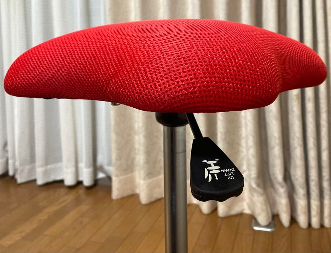 〈日本製〉ルネセイコウ カウンターチェア 椅子 高さ調整可能 回転