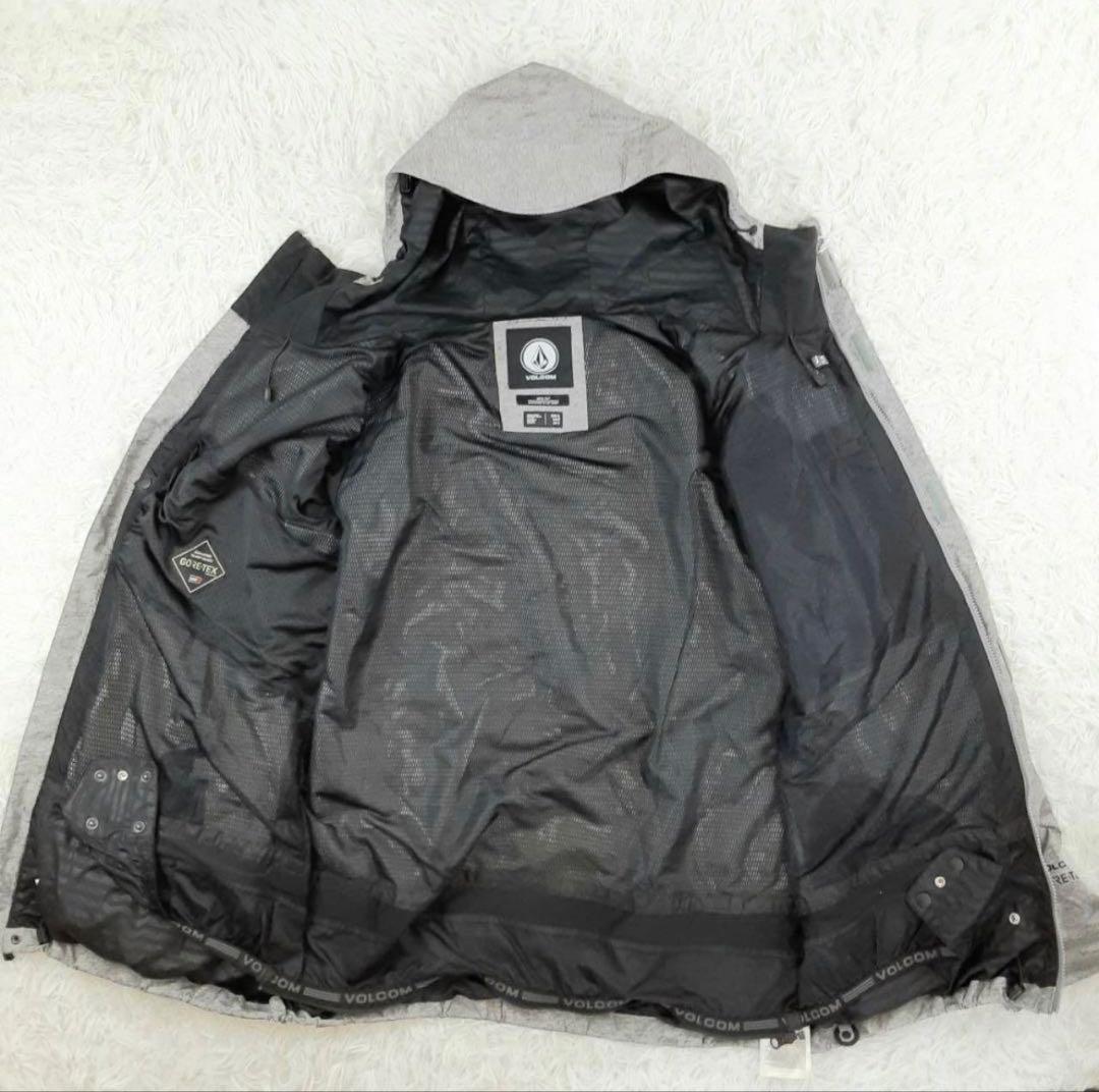 美品 XL◎VOLCOM スノボウェアセットアップ ゴアテックス ボルコム