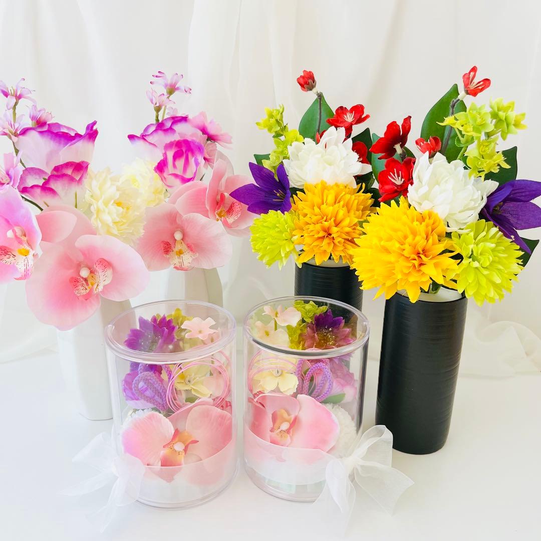 いいね不要様 オーダー 仏花 2対 ケース入り 仏花 一対