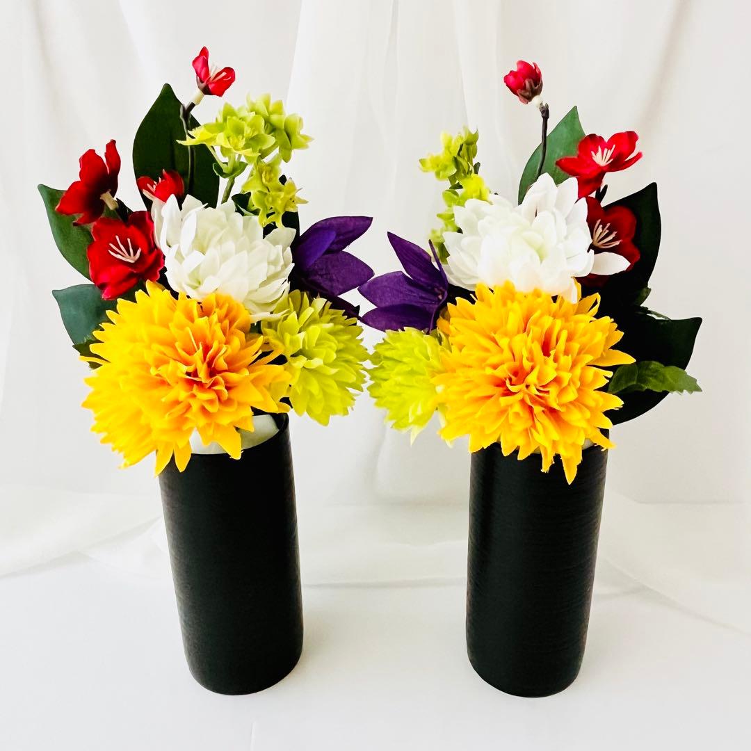 いいね不要様 オーダー 仏花 2対 ケース入り 仏花 一対