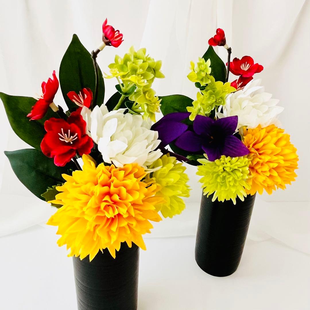 いいね不要様 オーダー 仏花 2対 ケース入り 仏花 一対