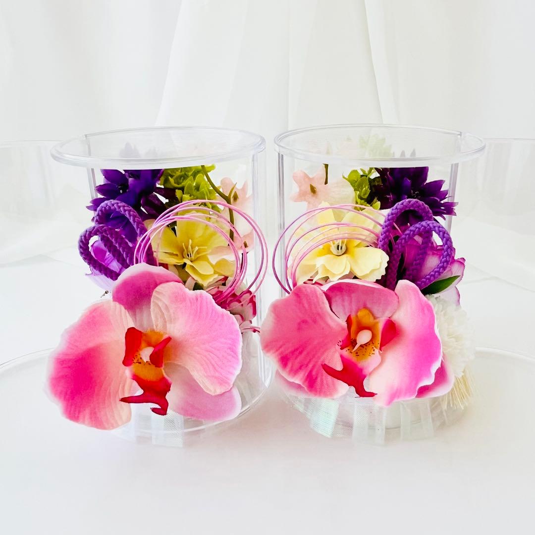 いいね不要様 オーダー 仏花 2対 ケース入り 仏花 一対