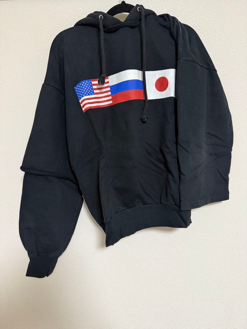 gosha rubchinskiy 国旗パーカー