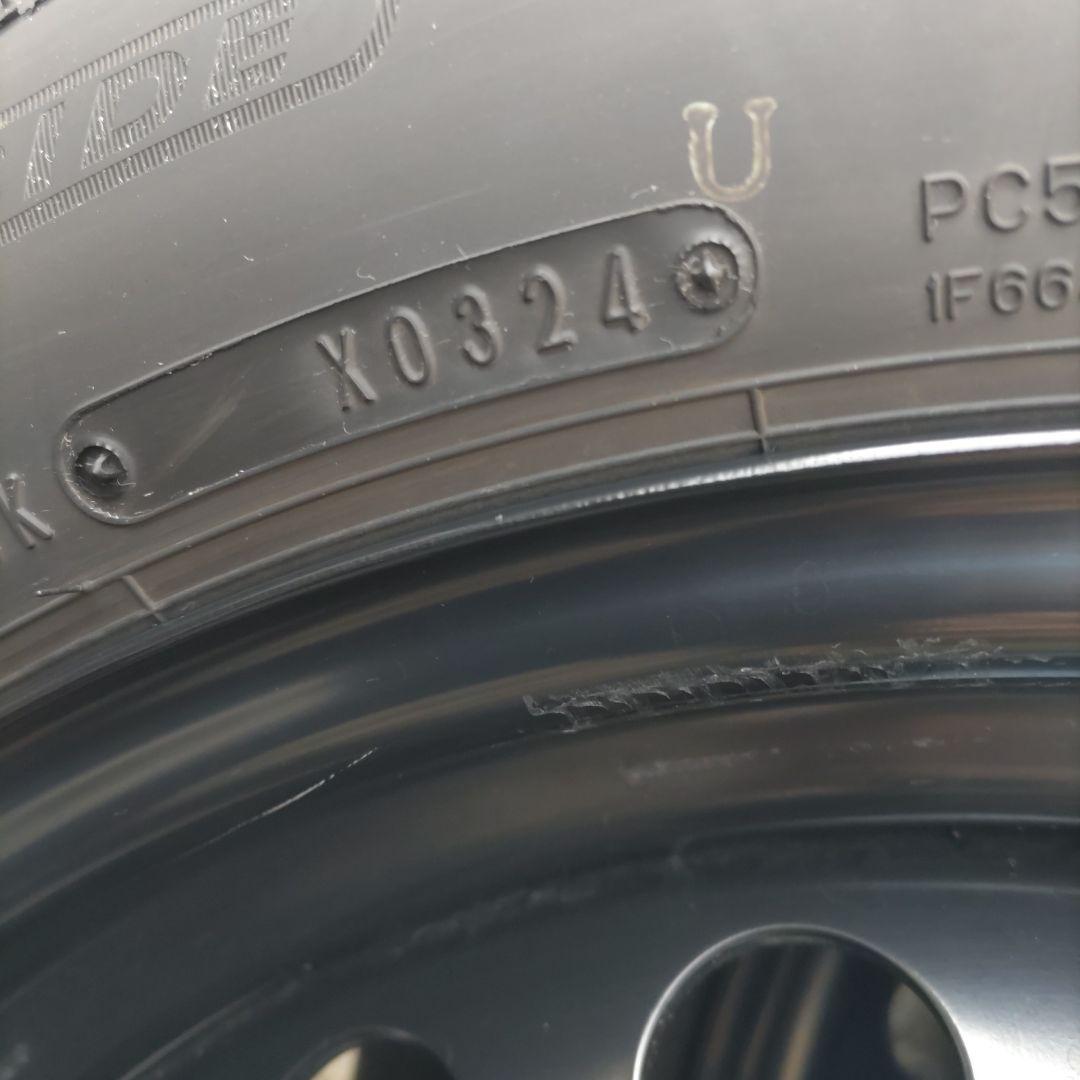 新車外し2024年製造 ダンロップ195/60R17 トヨタプリウス純正
