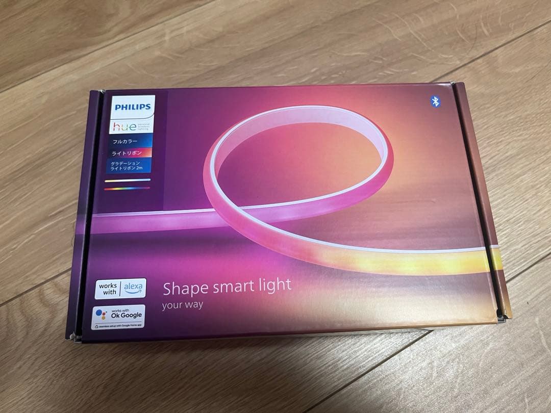 Philips Hue LEDテープライト グラデーション ライトリボン 2m