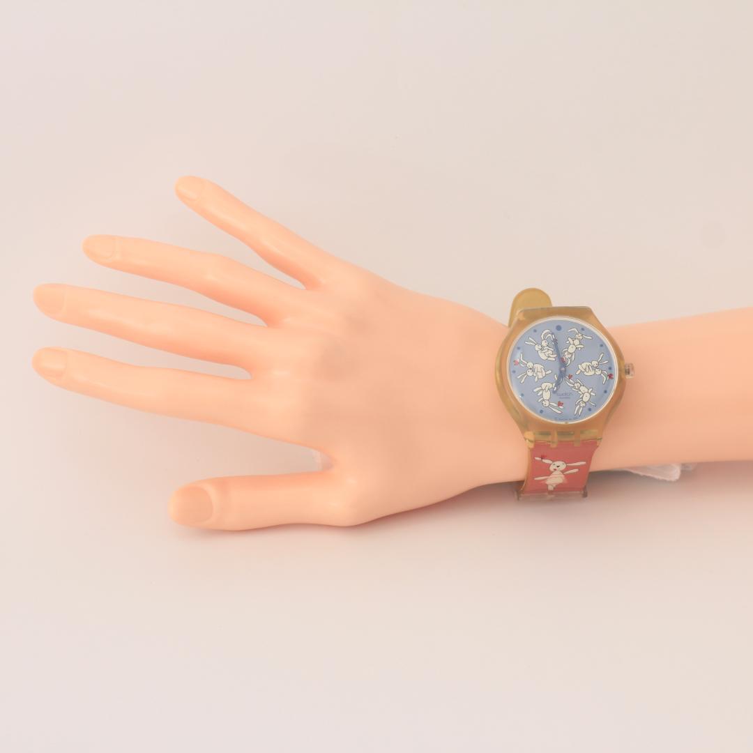 稼働品 スウォッチ SWATCH バニースートラ BUNNY SUTRA 腕時計