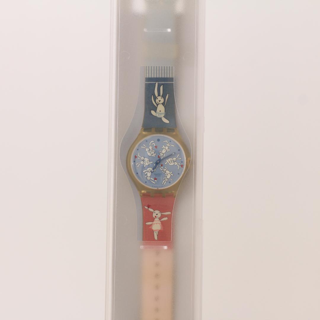 稼働品 スウォッチ SWATCH バニースートラ BUNNY SUTRA 腕時計