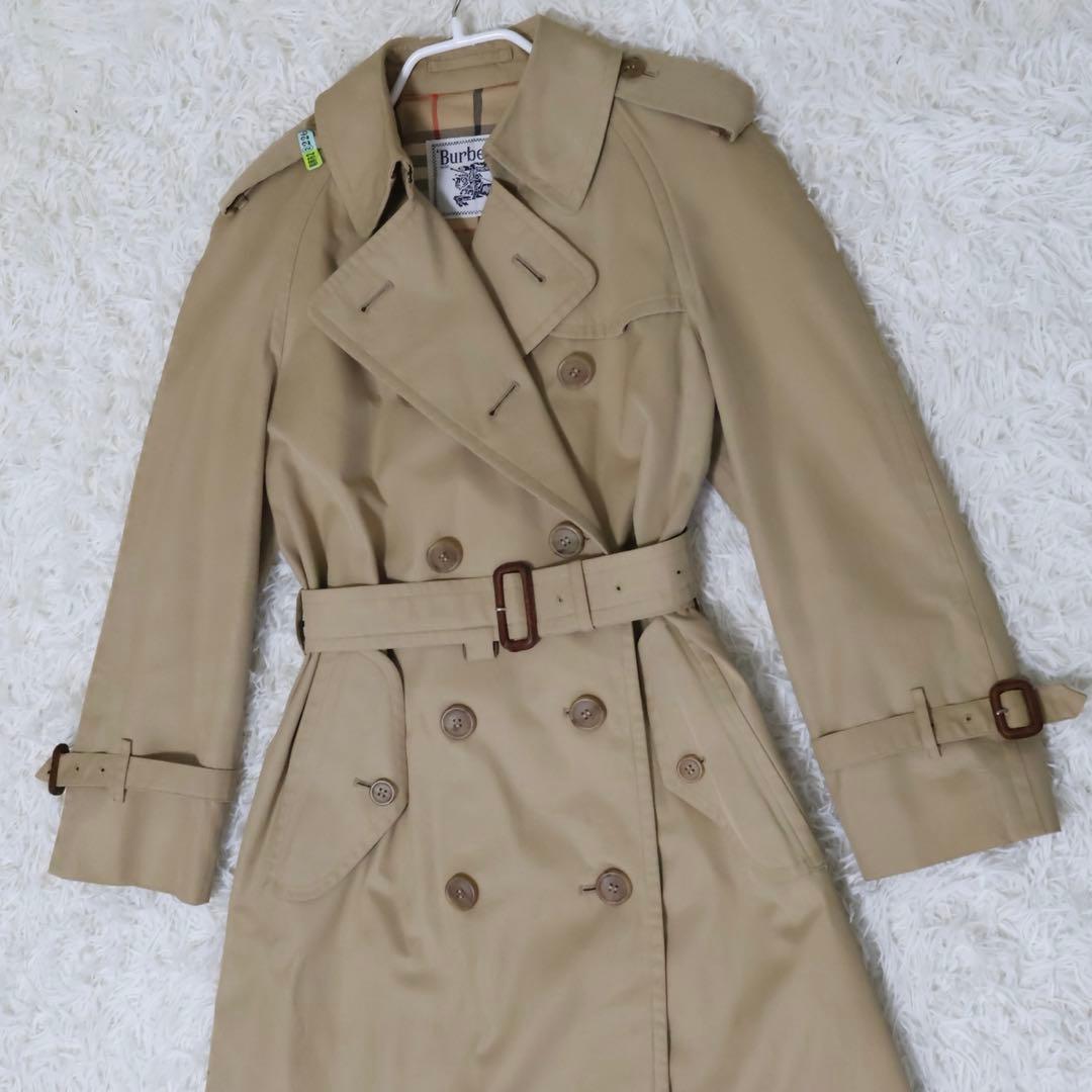 バーバリー　トレンチコート　ベージュ　ノバチェック　9AB2