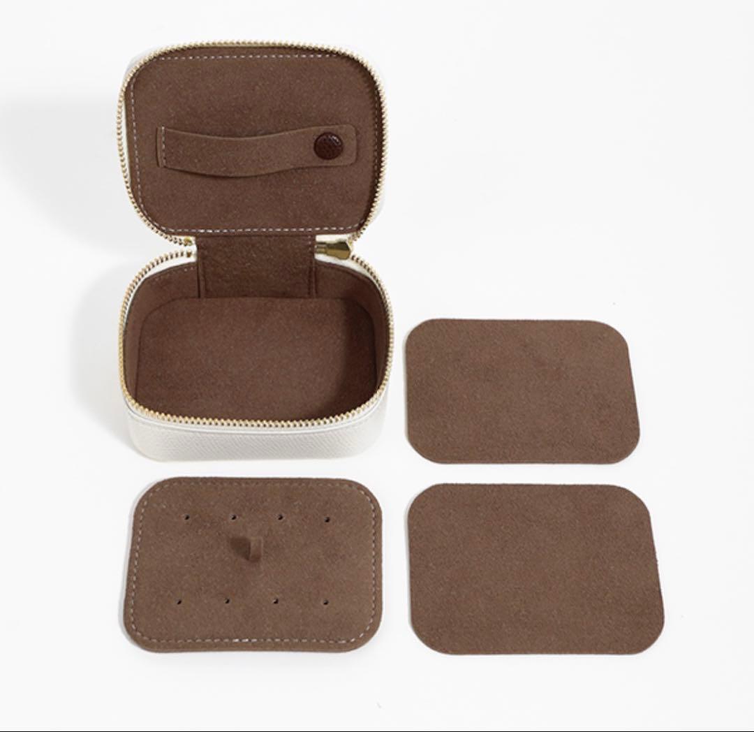 【新品箱付き】銀座伊東屋 ジュエリーケース シェルホワイト カラーチャート