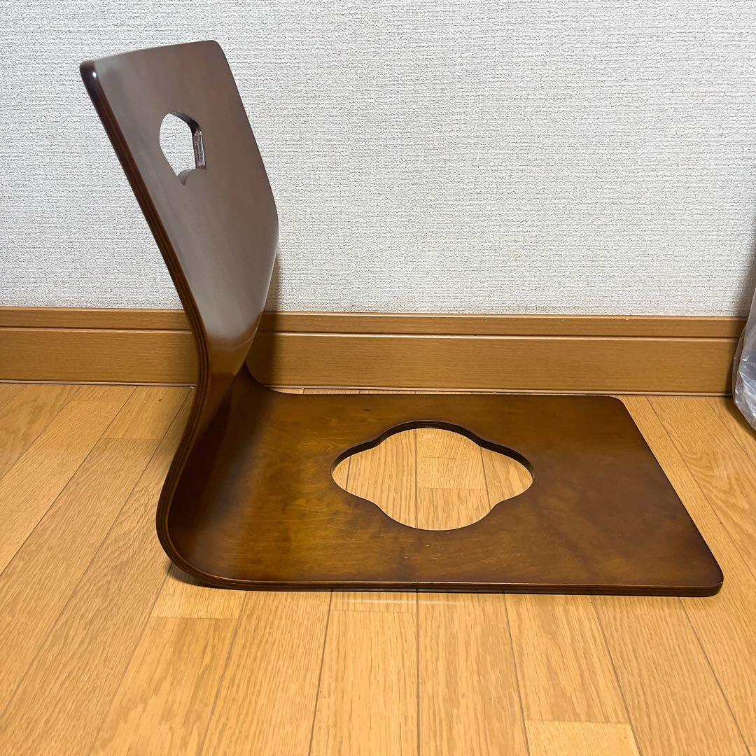 新品未使用 光製作所 HIKARI 座椅子 8脚セット 木製 曲木 和家具 ②