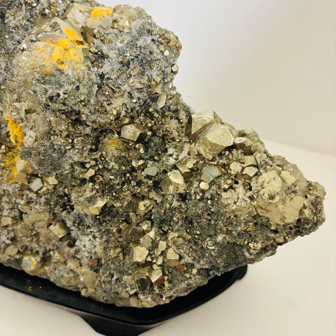 天然パイライト クラスター パワーストーン 鉱物 原石 鉱石 水晶 黄鉄鉱