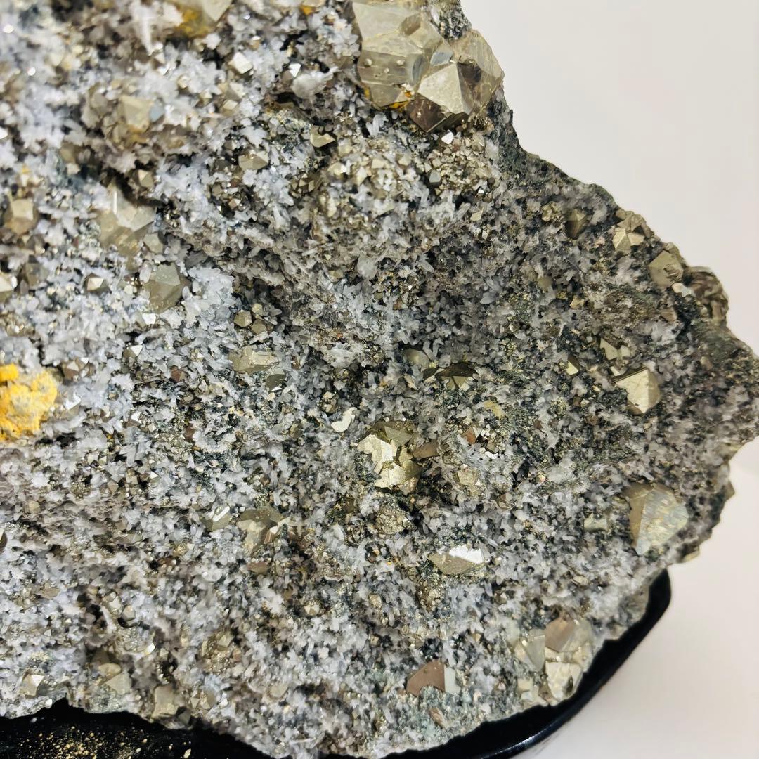 天然パイライト クラスター パワーストーン 鉱物 原石 鉱石 水晶 黄鉄鉱