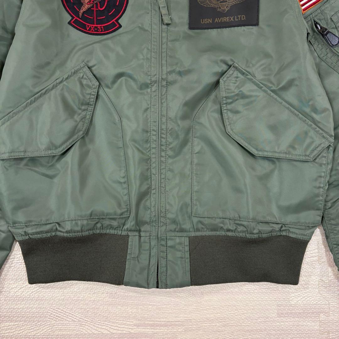 極美品✨アヴィレックス　MA-1　トップガン　CWU 36P VX-31　L