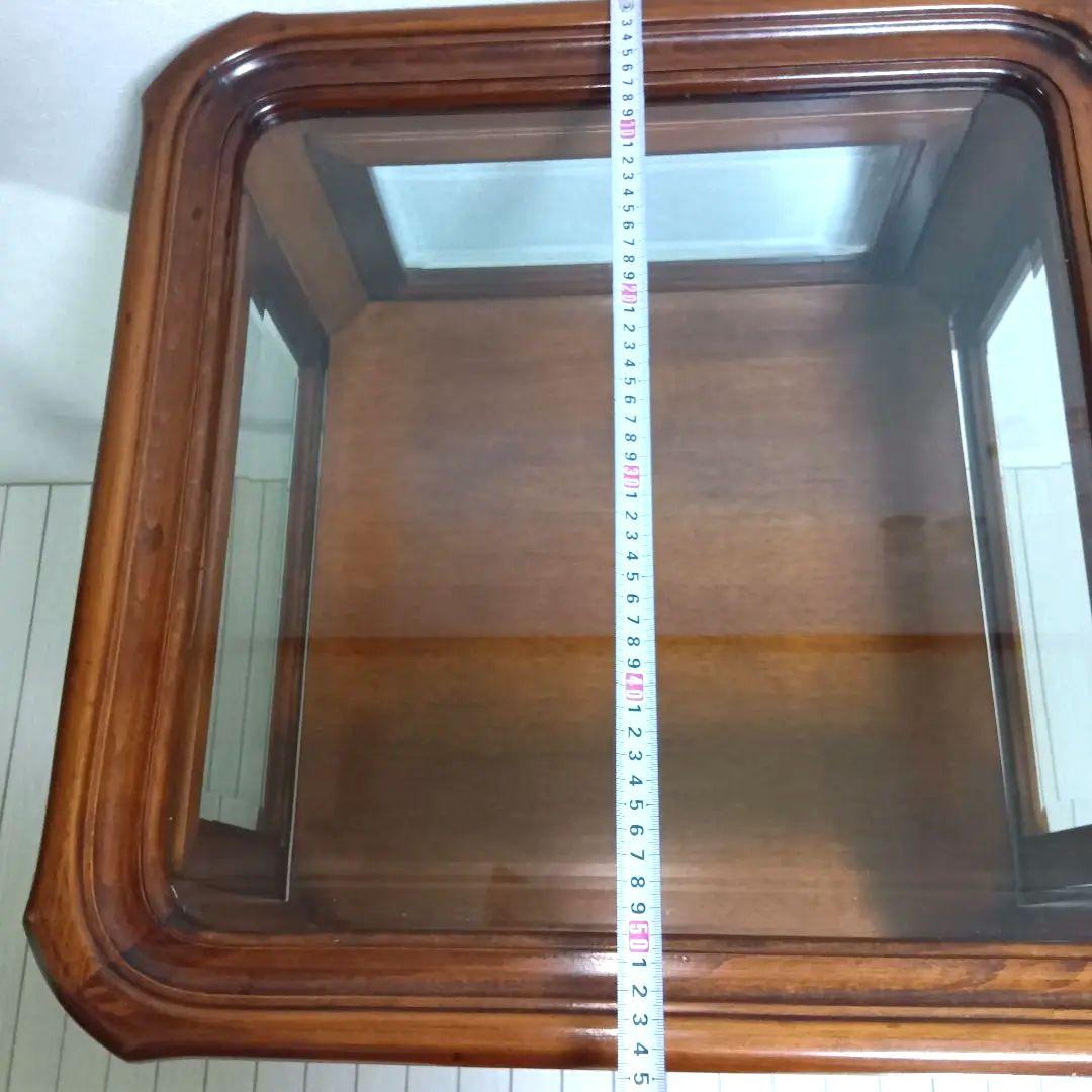 【美品】クラシック　アンティーク　キュリオケース　5面ガラス