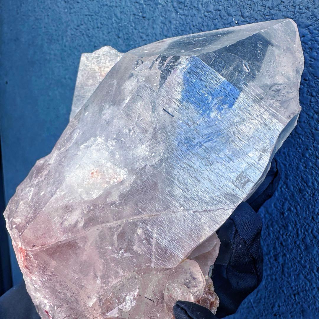 別格高級品 ❗️巨大❗️超強いパワー虹入り☆ヒマラヤ水晶パワーストーン浄化A1455