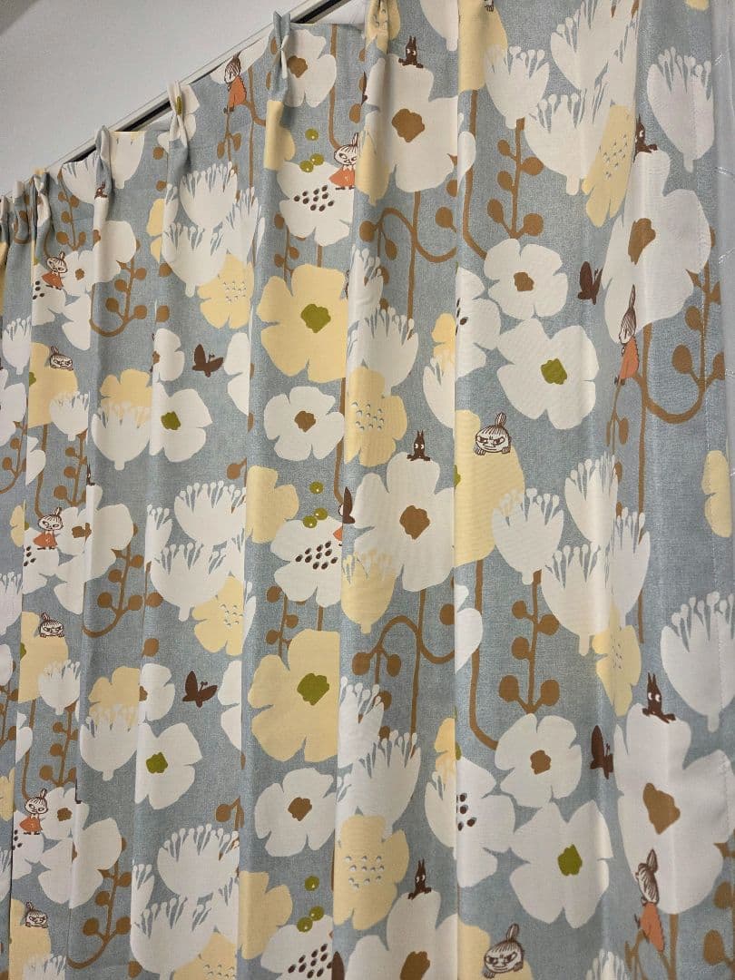 ★専用★ムーミン ミィ カーテン タイニーフラワー Blue