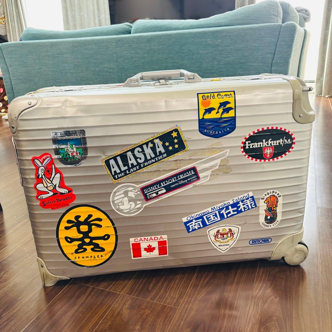 RIMOWA リモワ　青ロゴ トパーズ　82L