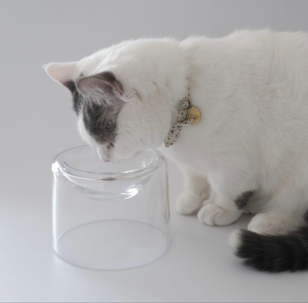 tofmofu トフモフ グラスフードボウル ペット 食器 ガラス フード皿 猫