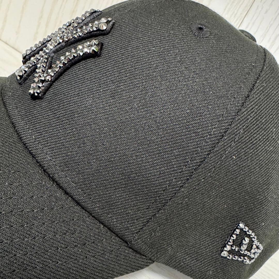 NEWERA デコキャップ スワロフスキー ニューエラ ブラック