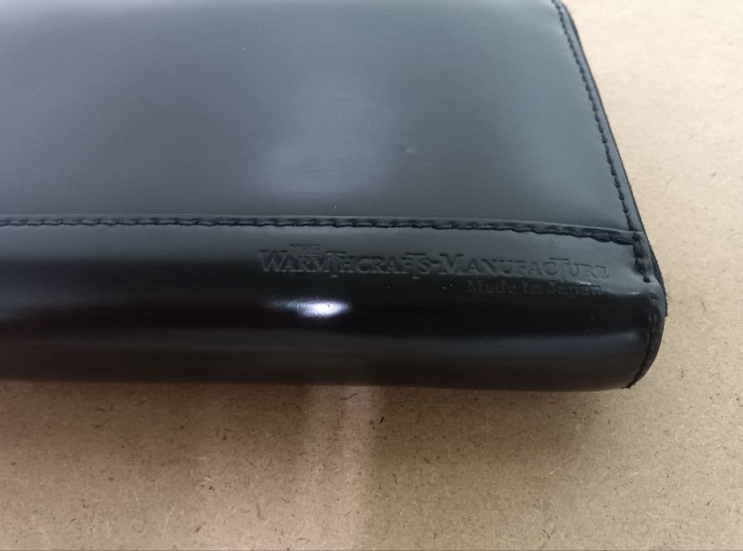 ジ・ウォームスクラフツマニュファクチャー　コードバン　ラウンドジップ