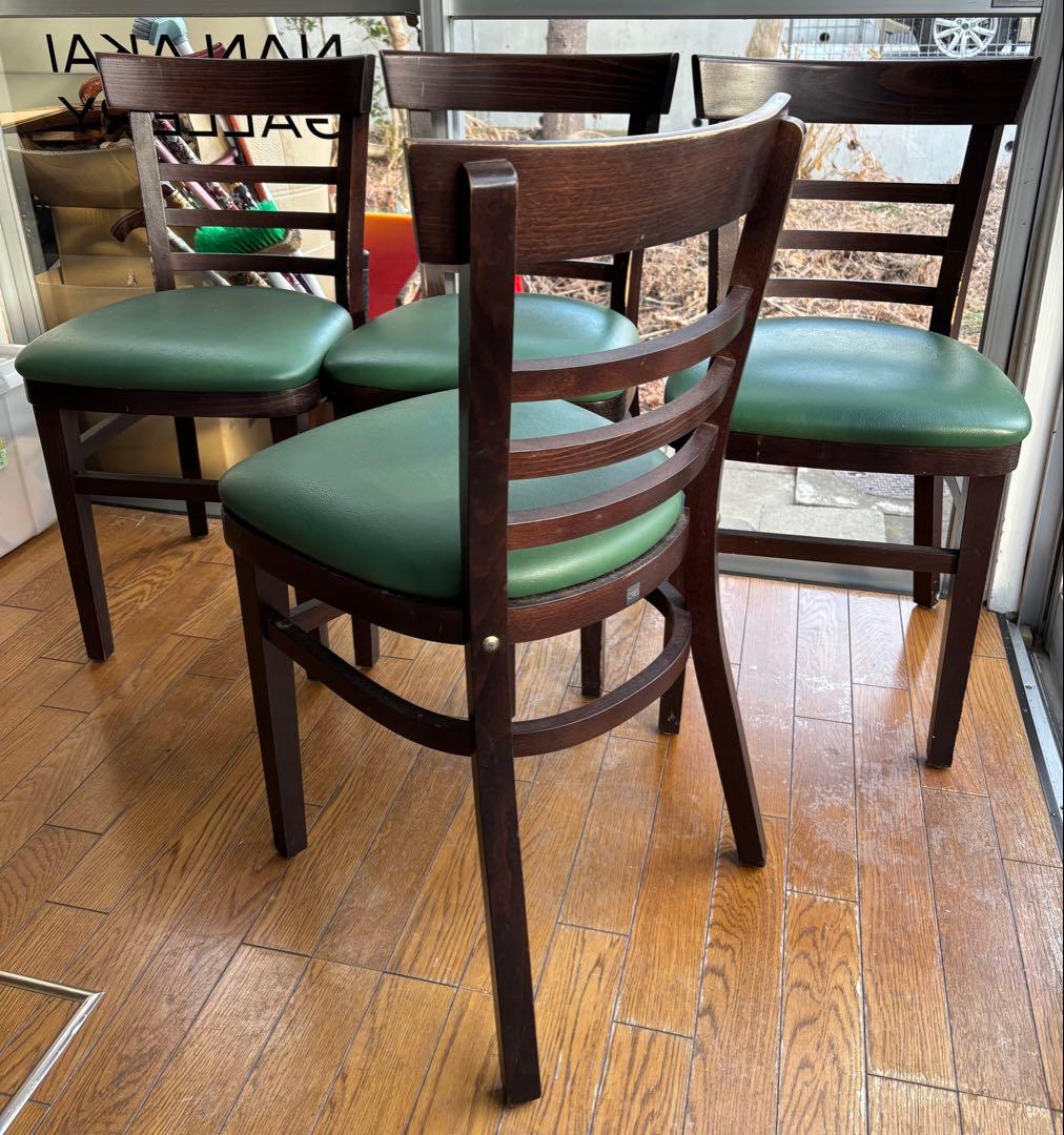 CRES 業務用 ダイニングテーブル2台＋チェア4脚セットカフェ・飲食店店舗向け