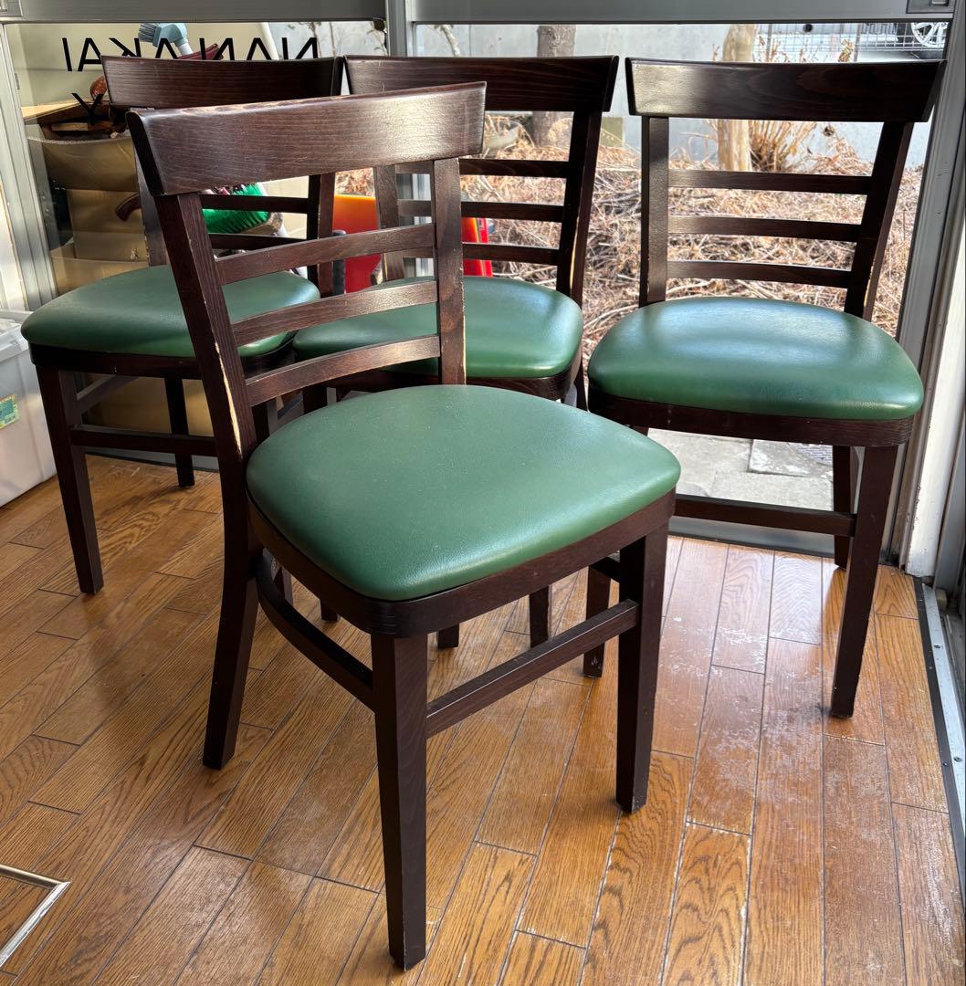 CRES 業務用 ダイニングテーブル2台＋チェア4脚セットカフェ・飲食店店舗向け