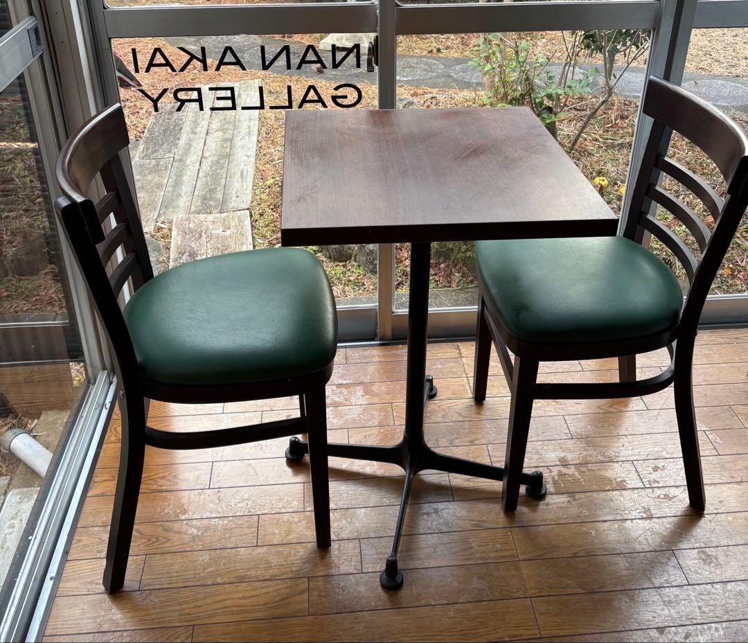 CRES 業務用 ダイニングテーブル2台＋チェア4脚セットカフェ・飲食店店舗向け