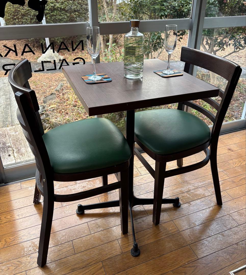 CRES 業務用 ダイニングテーブル2台＋チェア4脚セットカフェ・飲食店店舗向け