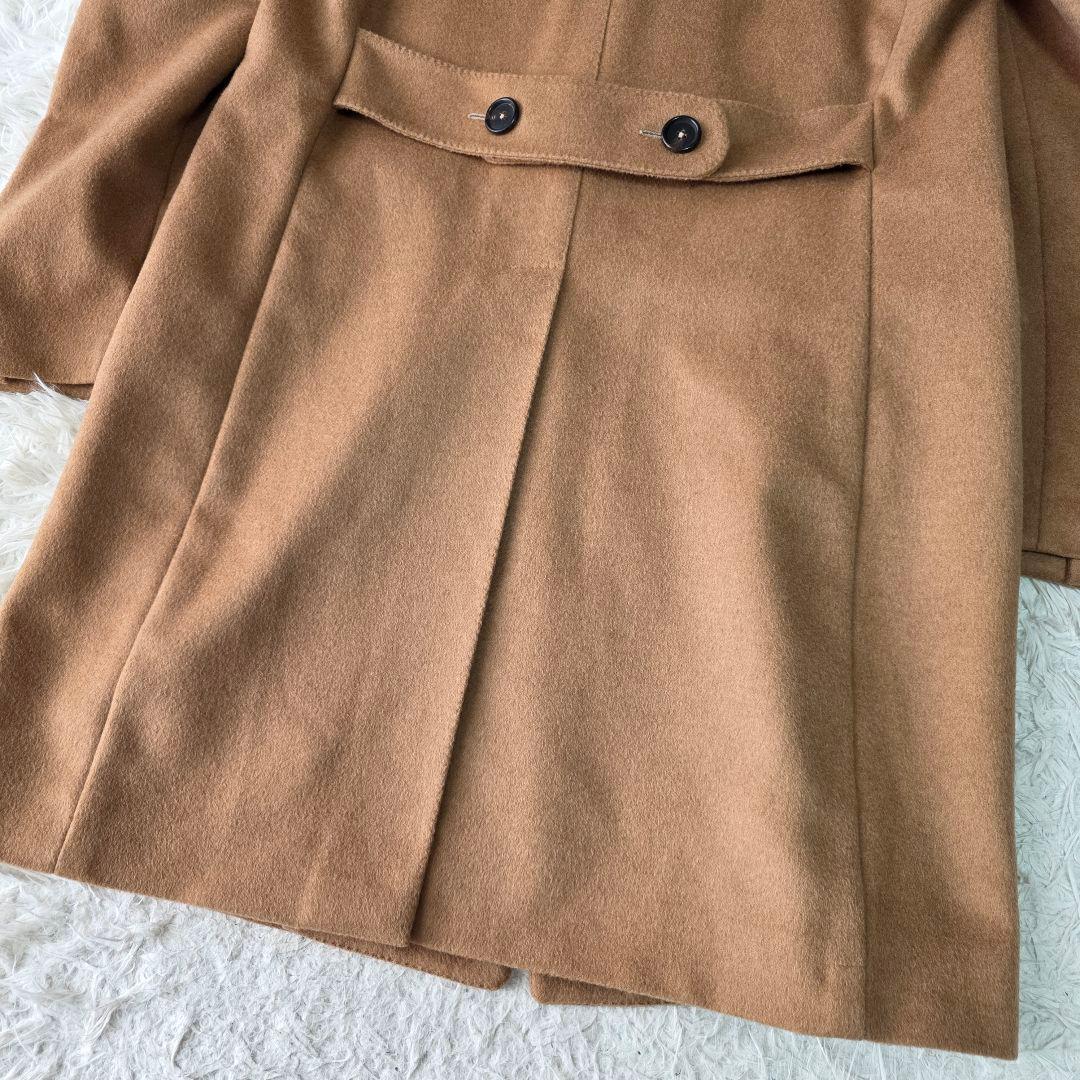 【極美品/XL相当】デペトリロ チェスターコート キャメル100% 腰ベルト