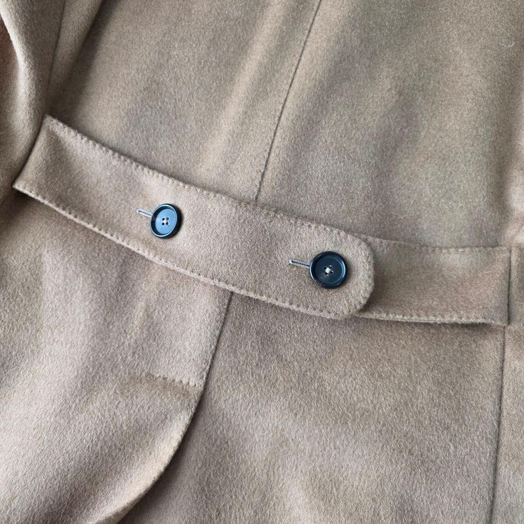 【極美品/XL相当】デペトリロ チェスターコート キャメル100% 腰ベルト