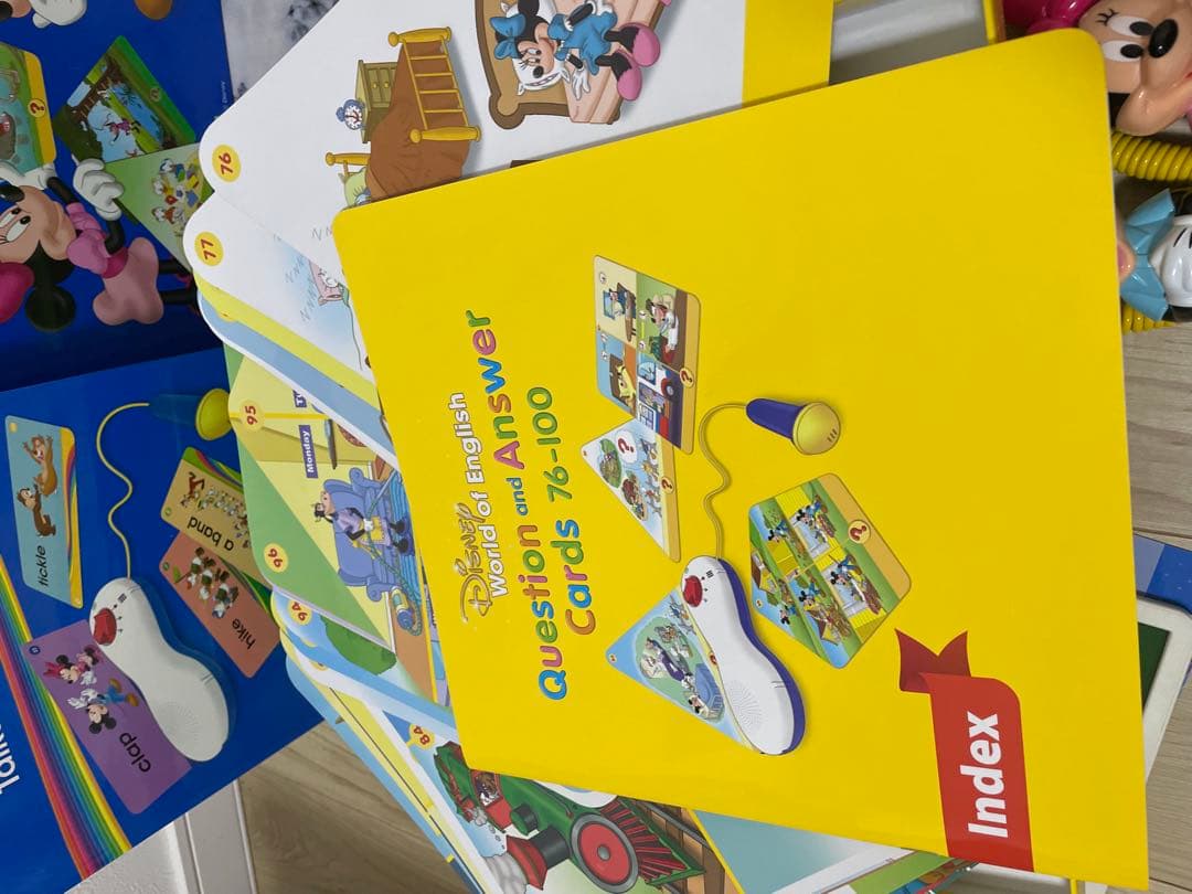 DWE ディズニー英語システム　トークアロング　Q&Aカードセット 美品　626