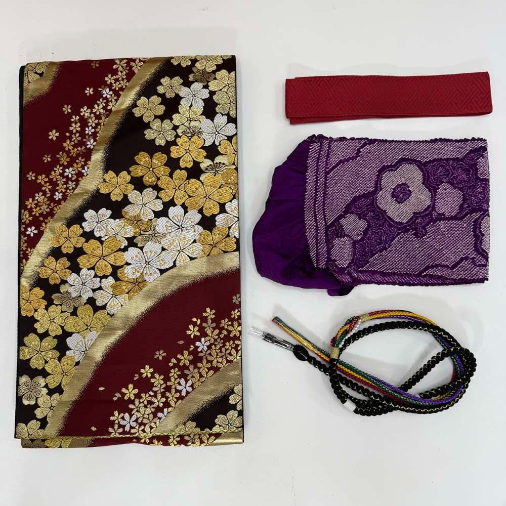 振袖フルセット 緑 染め 成人式 草履バック付 裄65.5cm S-202