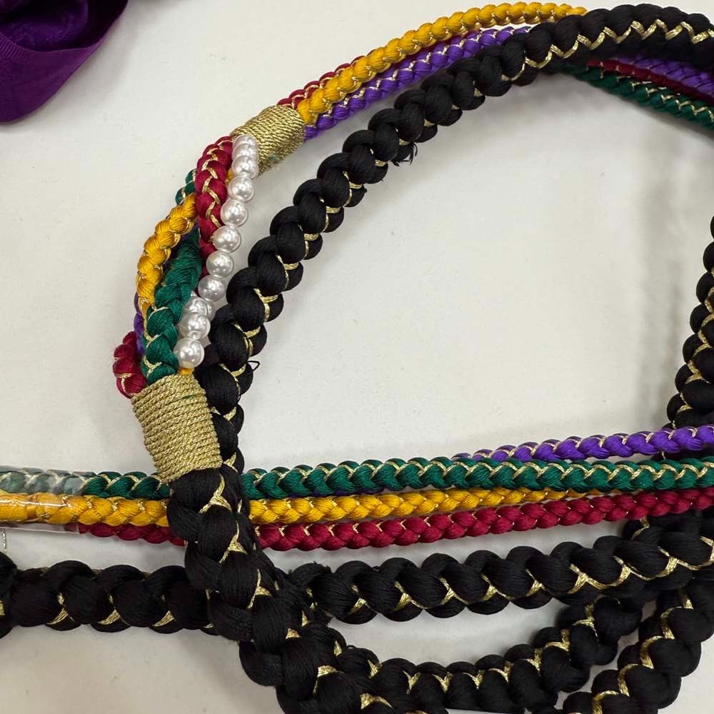 振袖フルセット 緑 染め 成人式 草履バック付 裄65.5cm S-202