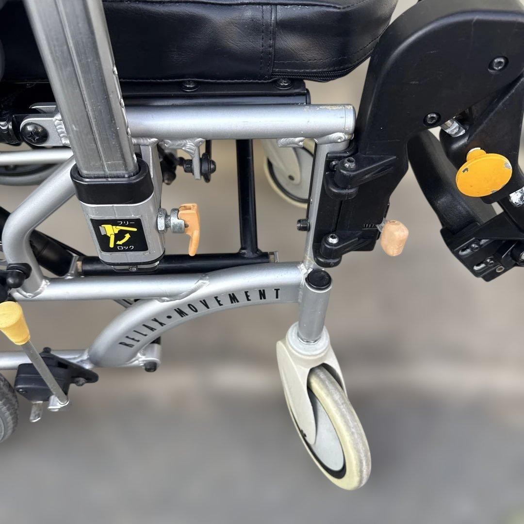 オアシス 介助式 リクライニング車椅子 車いす 折り畳み 介護 松永製作所