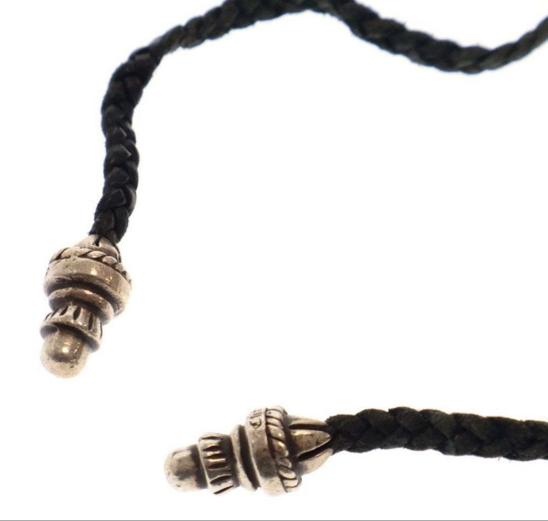 CHROME HEARTS クロムハーツ レザー ブレードボロチップ ネックレス