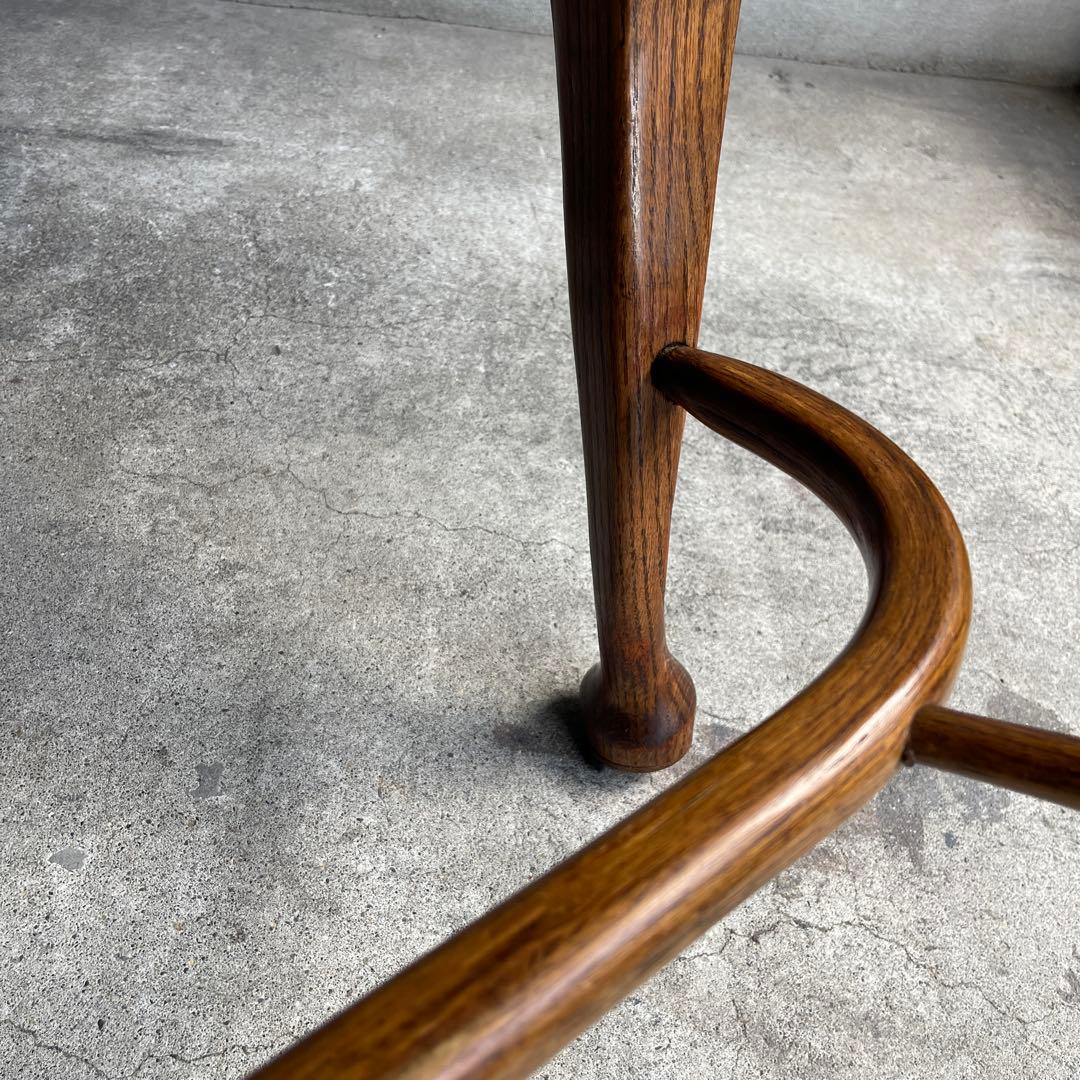 オールドヴィンテージ　オークウィンザーチェア　カントリー　猫脚