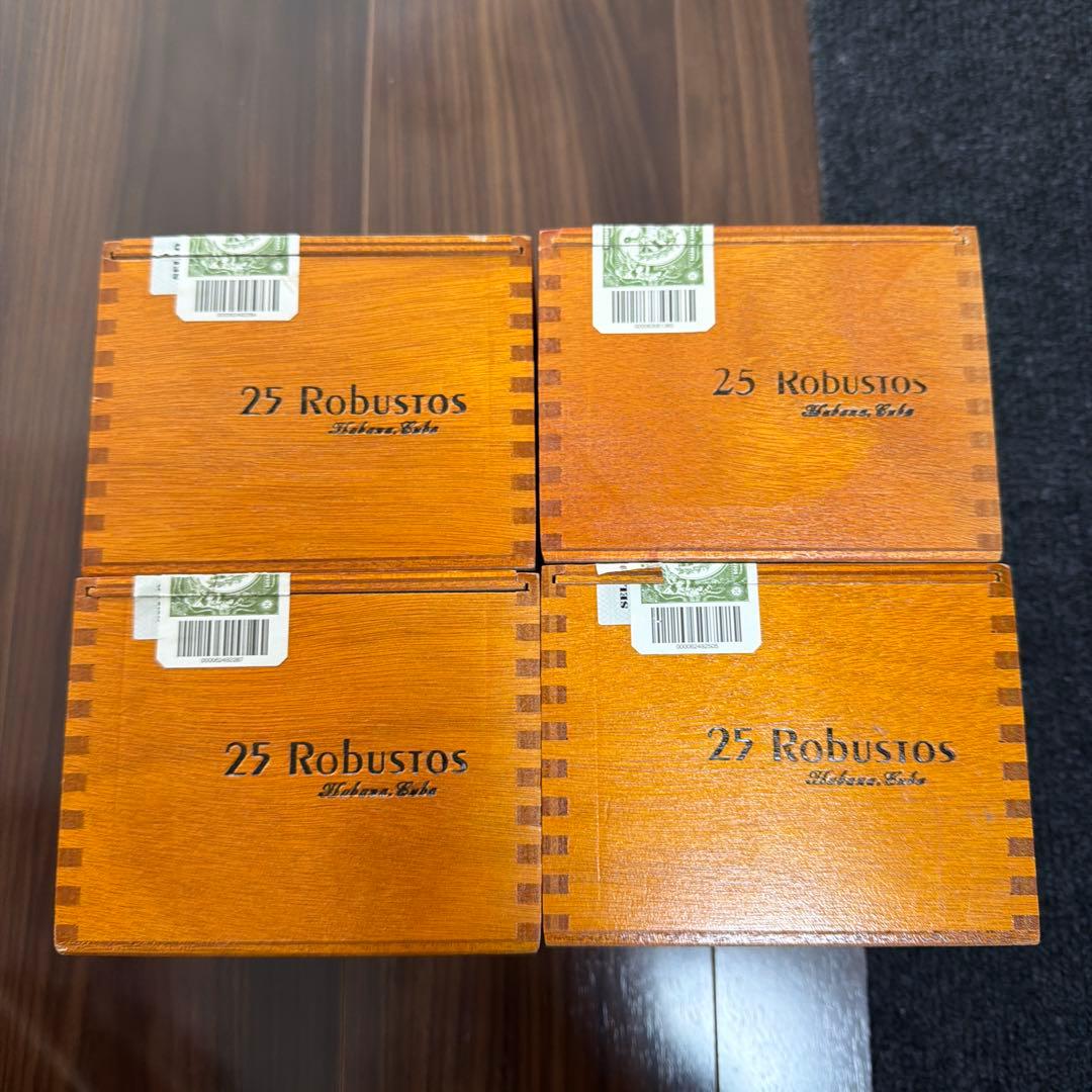 COHIBA 葉巻木箱（空箱）✖️4個セット
