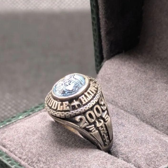 スターリングシルバー925 15号 カレッジリング PRIDE 2003年