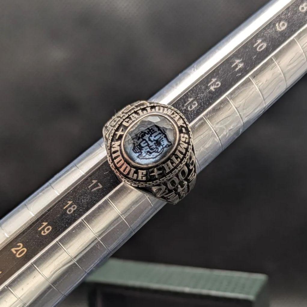 スターリングシルバー925 15号 カレッジリング PRIDE 2003年