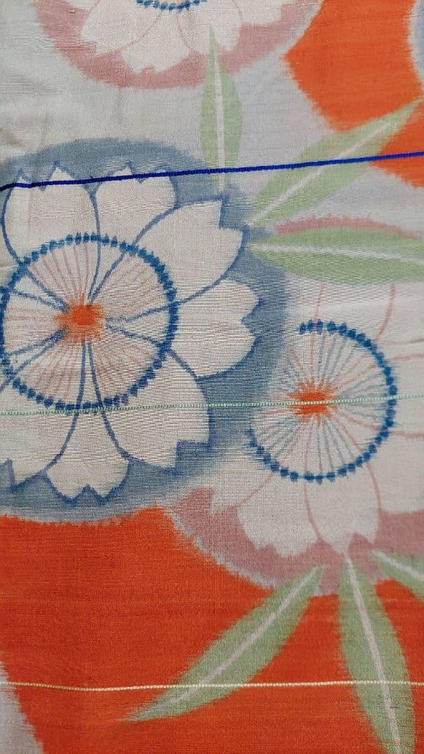 NA8アンティーク子供着物正絹ジュニアサイズ着丈135センチ裄丈62センチ