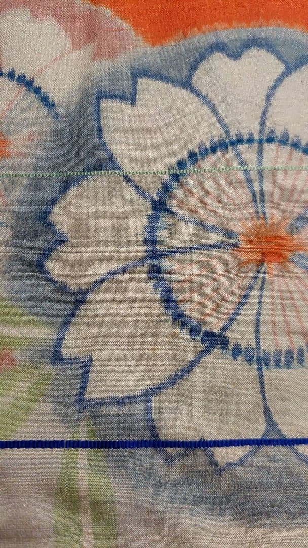 NA8アンティーク子供着物正絹ジュニアサイズ着丈135センチ裄丈62センチ