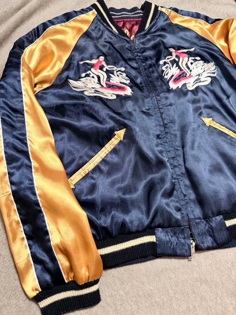 ２面用 テーラー東洋 USA hawaii 龍日本限定 スカジャン unisex