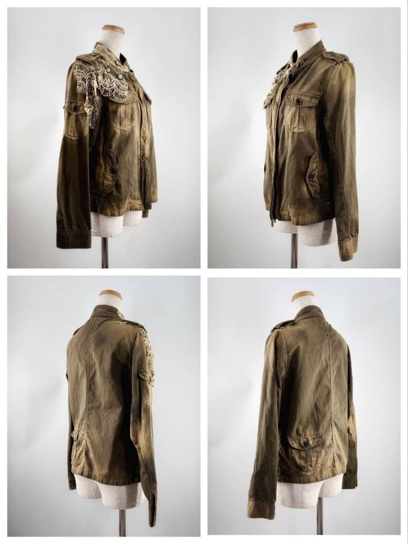 【新品未使用】シェアスピリット sharesprit 装飾ミリタリージャケット