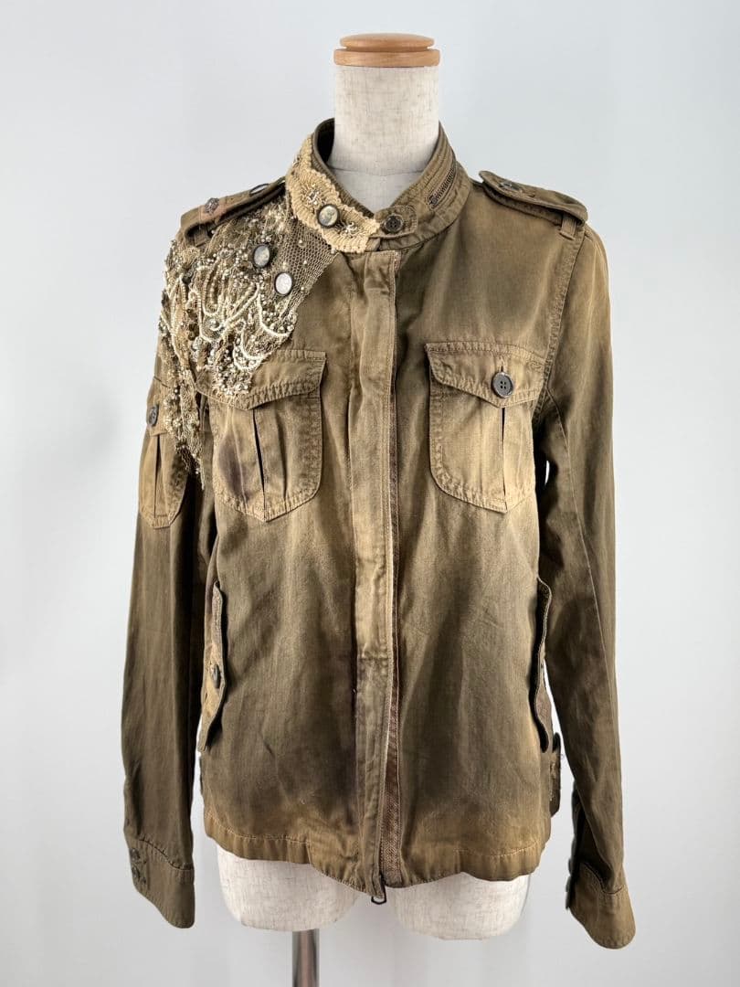 【新品未使用】シェアスピリット sharesprit 装飾ミリタリージャケット