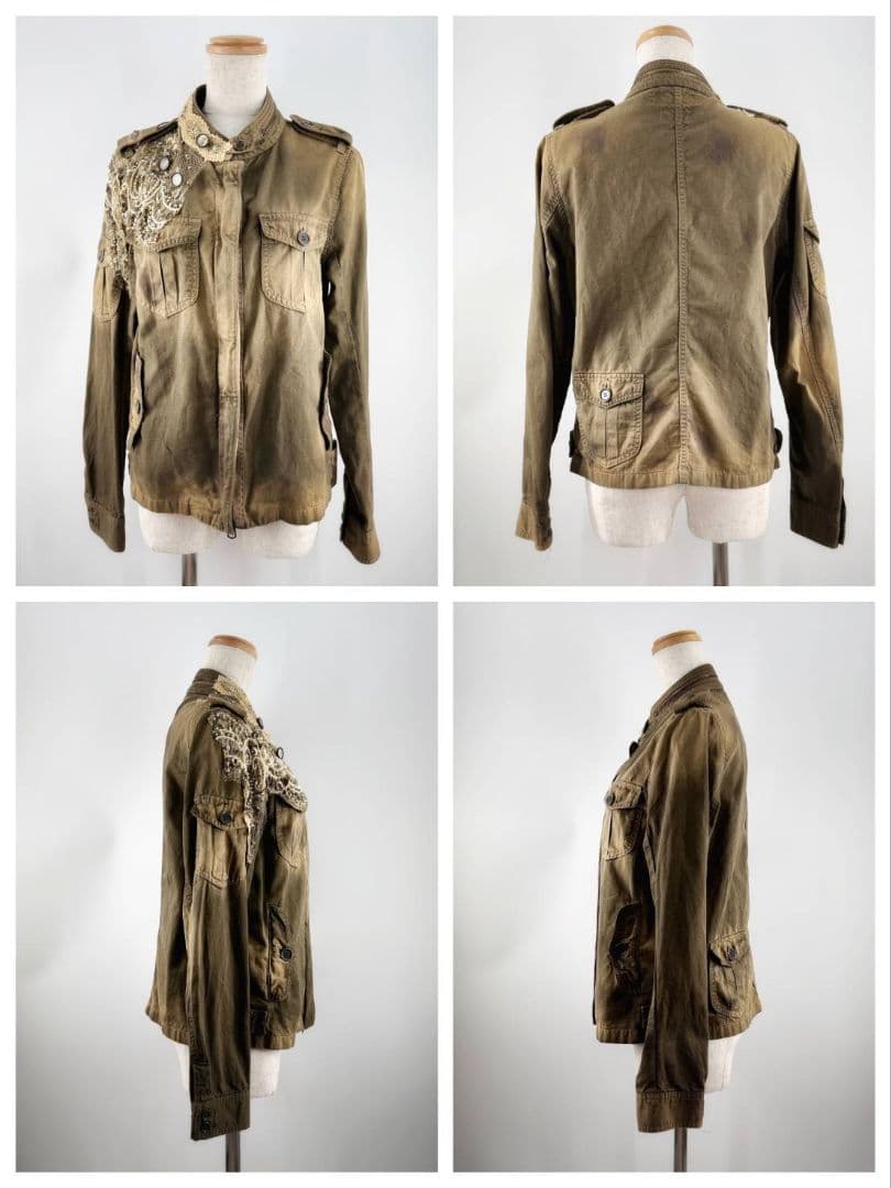 【新品未使用】シェアスピリット sharesprit 装飾ミリタリージャケット