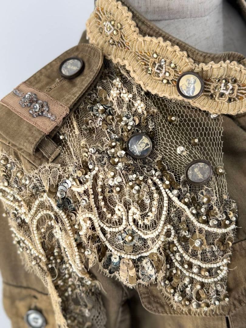 【新品未使用】シェアスピリット sharesprit 装飾ミリタリージャケット