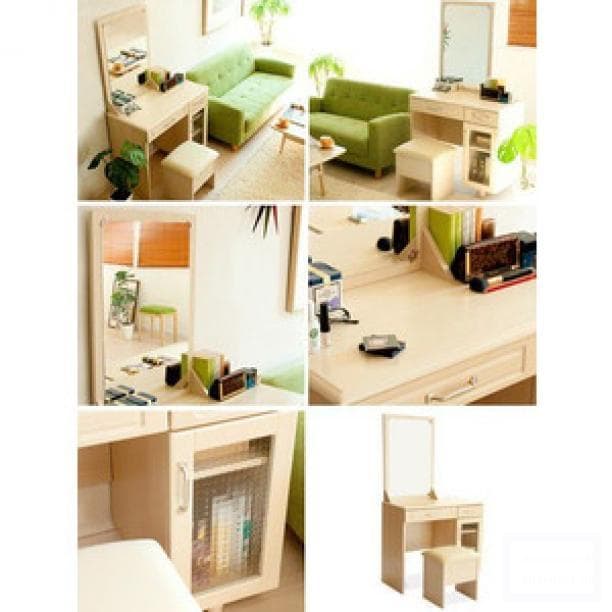 ドレッサー★椅子付き★北欧★テーブル★化粧台★木製★おしゃれ★収納