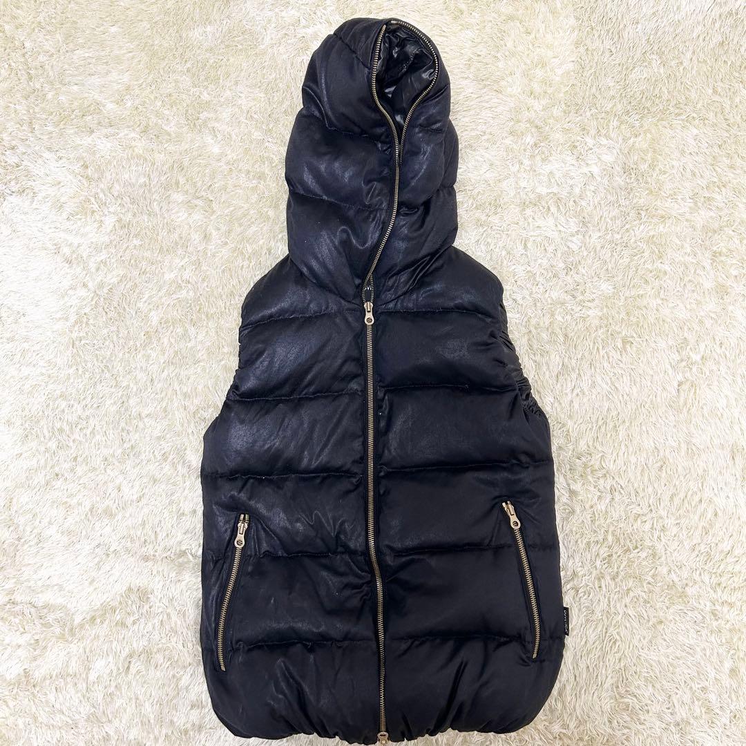 DUVETICA ダウンベスト FEBEDUE-wool ネイビー 40サイズ